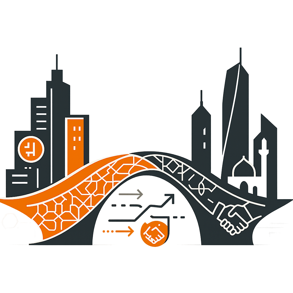 About Cultural intelligence process infographic showing TrendHypes bridging international companies with Saudi market success through cultural expertise